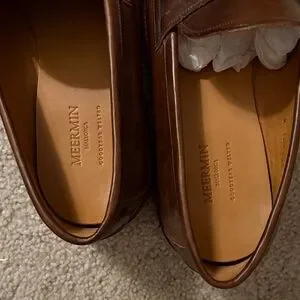 Meermin Rich Brown Leather Loafers Meet the Can-do-it-all loafer—crafted with supple, softcalf  main image 2